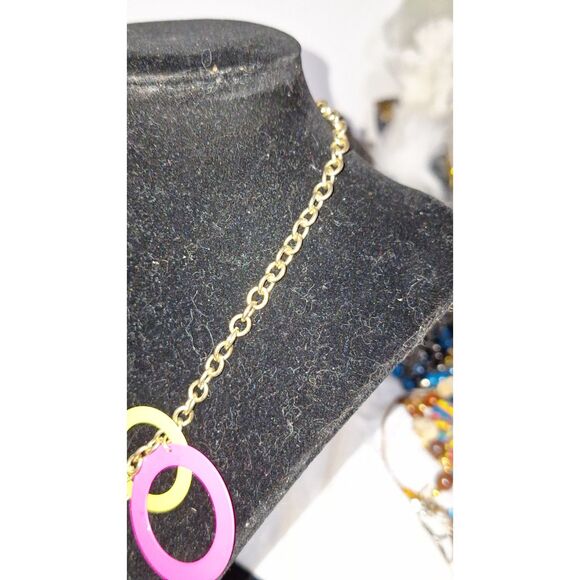 A Charming Charlie Women's Necklace Funky Quirky Colorful Office Siren - Picture 3 of 10